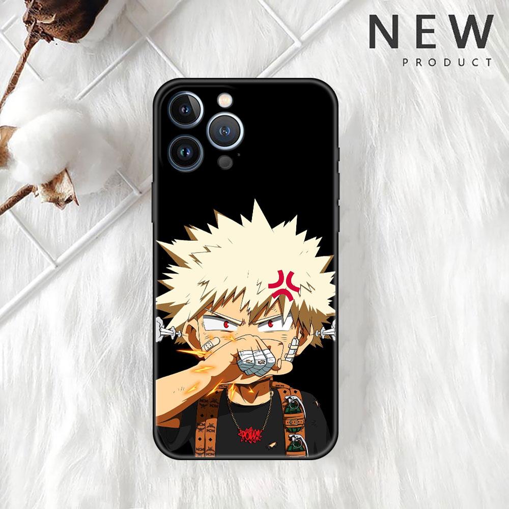 Чехол My Hero Academia для Apple iPhone 14 Pro Max 13 11 12 Mini SE 7 8 Plus X XS 6 6S силиконовый чехол для телефона мягкий TPU Funda
