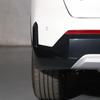 For BMW X1 U11  2024 ABS Carbon Fiber/Black Car Rear Bumper Trim Bumper Cover Decorative Stickers Car Accessories