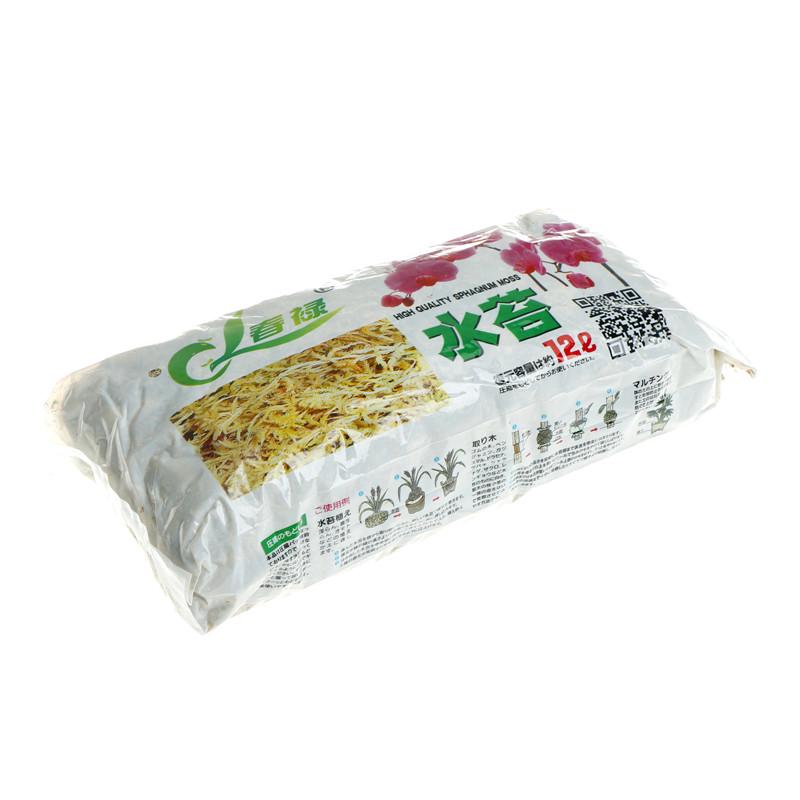 12 л увлажняющего удобрения из сфагнума для орхидеи фаленопсис