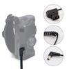 D-Tap To DC5.5x2.1MM Right Angle Coiled Cable Monitors Power Cable for Bmcc Bmpc Camera Power Cord 35cm Unstretched Wire