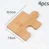 1 комплект деревянных подставок-пазлов, подстаканников, японской чайной церемонии, держателей для чашек, букового утеплителя, подушек из орехового дерева, декора для столовых приборов, НОВЫЙ