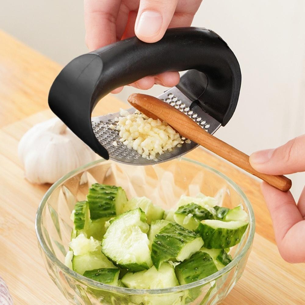 Stainless Steel Garlic Press Crusher Manual Garlic Mincer Chopping Garlic Tool Fruit Vegetable Tools Kitchen Accessories Gadget