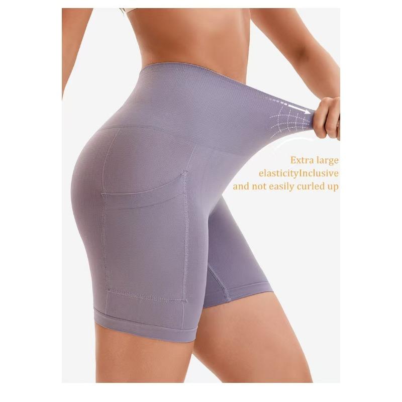 Women S Seamless High Waist Tight Yoga Shorts For Running Fitness