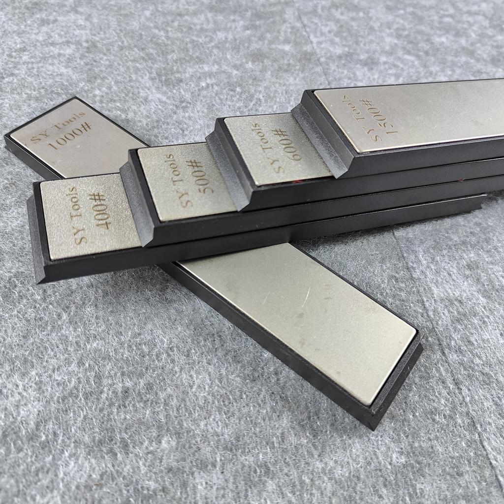 Расширенный алмазный точильный камень, совместимый с точилкой с фиксированным углом заточки для кухонных ножей и садового инвентаря, переносная заточка