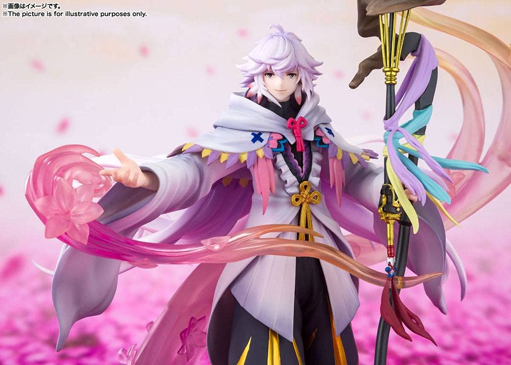 TAMASHII NATIONS Figuarts ZERO Order Absolute Demonic Front Babylonia Flower Magician Merlin 250 мм окрашенная полная фигурка Fate/Grand - - прибл.