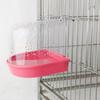Easy To Clean Transparent Bird Bath Cage Convenient Bath Bathroom for Small Birds