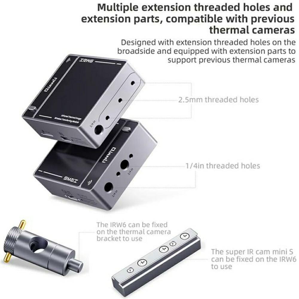 QIANLI IRW6 Infrared Thermal Image Wireless Transfer Module WiFi Real Time Sharing for Super Cam Series