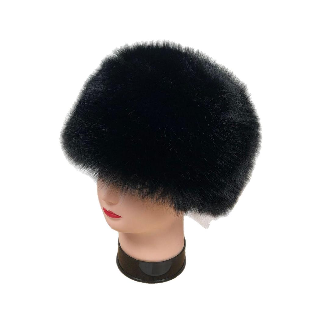 Autumn Winter Plush Faux Fur Bucket Hat: Fairy Princess Style