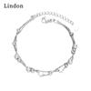 Браслет Lindon, ювелирные изделия, геометрические бусины, браслеты-цепочки, модный тонкий свадебный подарок для женщин и подруг