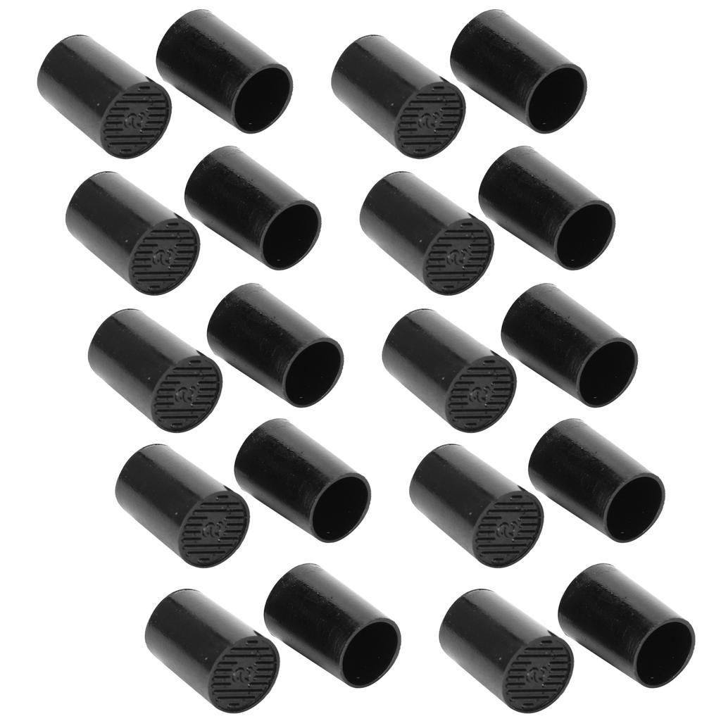 10 Pairs High Heel Tip Caps Black CPU Polyurethane Shoes Repairing Replacement KitsInner Diameter