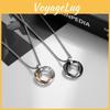 Geometric Titanium Steel Pendant Chain For Men Women Casual Jewelry Decoration