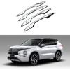 COBATANG Exterior Door Handle Covers for the New Mitsubishi Outlander PHEV Side Door Knob Half Chrome Exterior Custom Accessories GN0W, Covers,