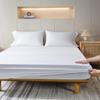 White Non-Slip Mattress Cover - Fitted Bedspread for 1.8m Beds, Ideal for Hotel and Guesthouse Use
