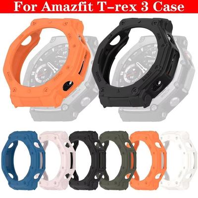 Smartwatch TPU Soft Shell Edge Protector Case Frame для Amazfit T-rex 3 Smart Watch Защитный бампер Чехол Trex3 Аксессуары