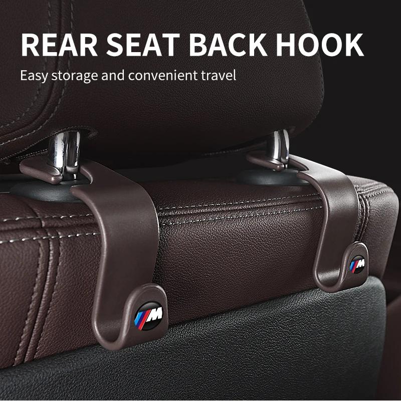 BABD1 2025 Hot Car Interior Seat Hooks Sundry Storage Holder For BMW M Power I3 G08 F15 F16 G20 G30 G11 G12 E36 E34 F94 F95 F97 F98 F9