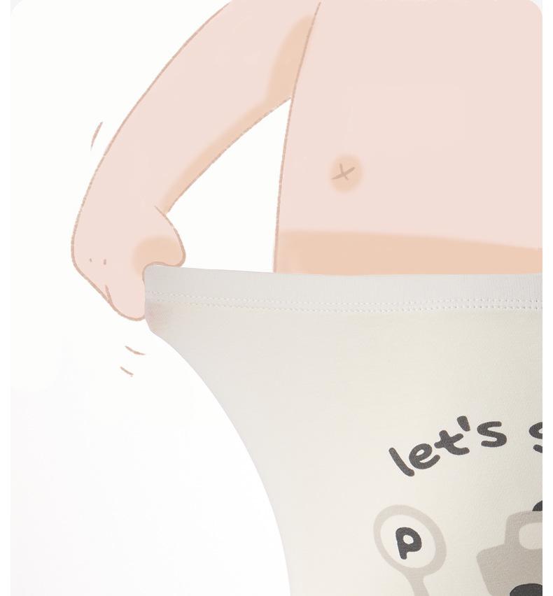 Шелковые антибактериальные боксеры из чистого хлопка для мальчиков