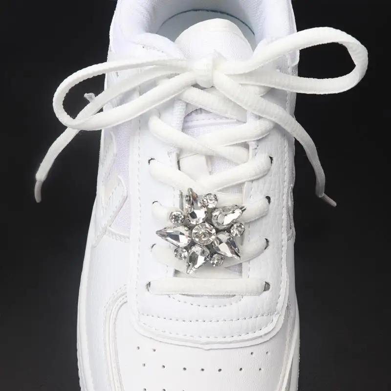 Роскошные стразы Зажимы для украшения обуви Разноцветные драгоценные камни Шармы для обуви Жемчужные шнурки для кроссовок Бриллиантовые пряжки Аксессуары для обуви