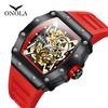Automatic Mechanical Watch Men's Silicone Band Fashion Sports Waterproof Watch Men
