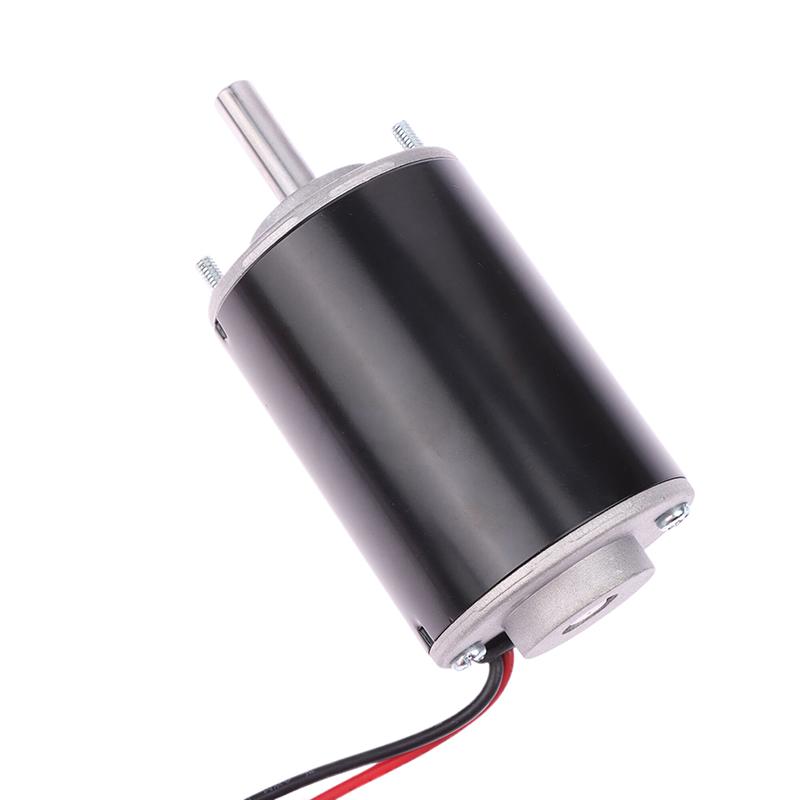 30W 12V-3500Rpm / 24V-7000Rpm 3420 Dc High Speed Motor Speed Adjustable Cw Ccw Threaded Shaft Motor Miniature Dc Small Motor