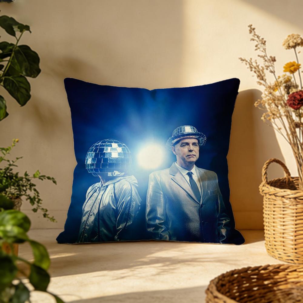 Fashion PPet Shop Boysable Cushion Cover Versatile DoubleSided Pillow Case Fit for Sofa Bed Car Daily Decor