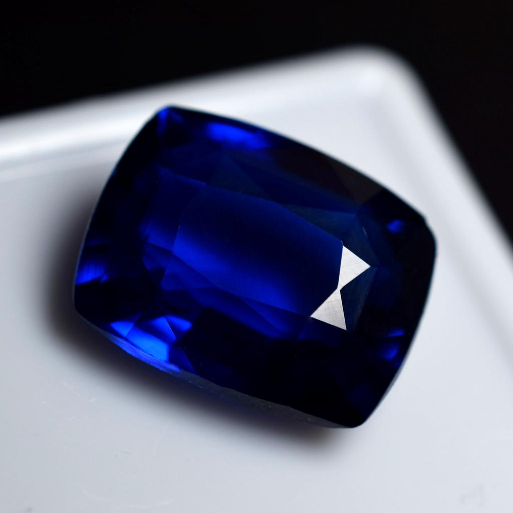 Natural Blue Sapphire Loose Gemstone 8.80 ct Exclusive Cushion Cut September Birthday Birthstone