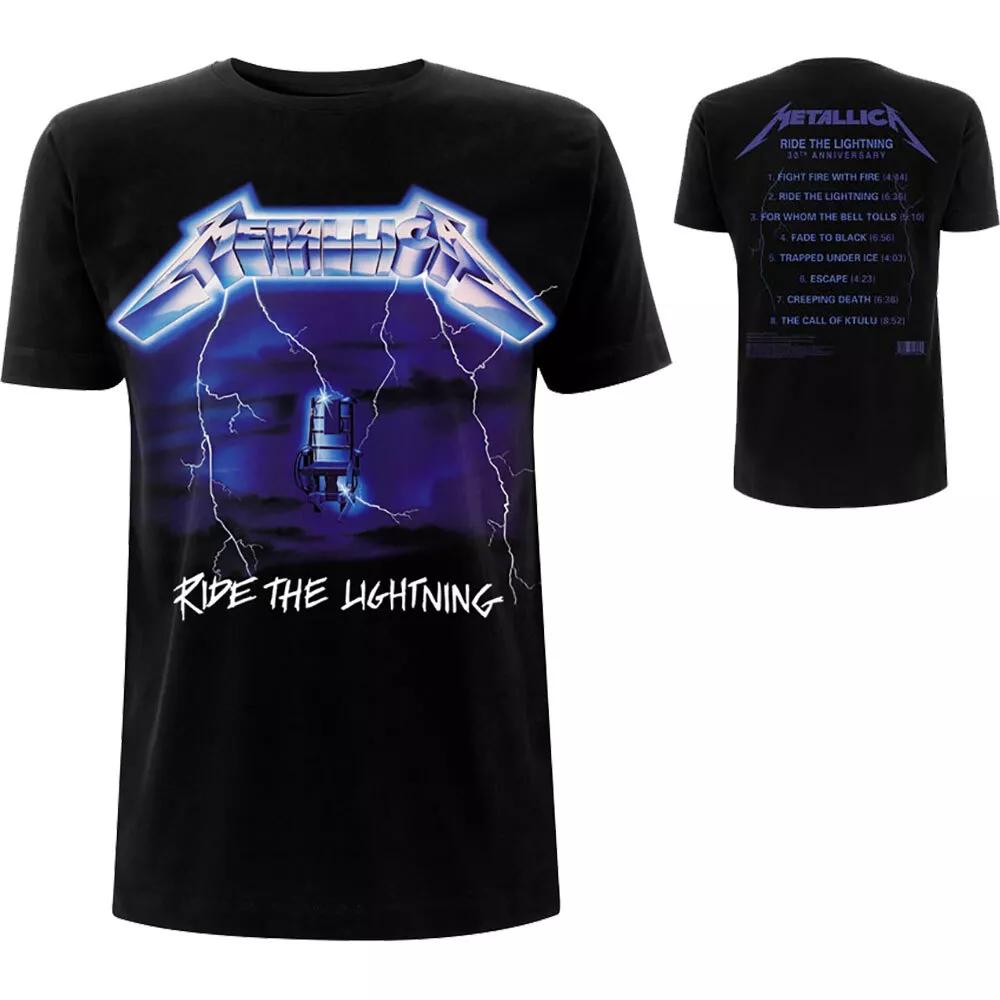 Футболка унисекс Metallica Ride The Lightning Tracks