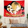 Kenma Kozume Tapestry with Custom Name Wall Hanging Room Background Cloth Home Decor Beach Mat Yoga Mat Sofa Bed Sheet
