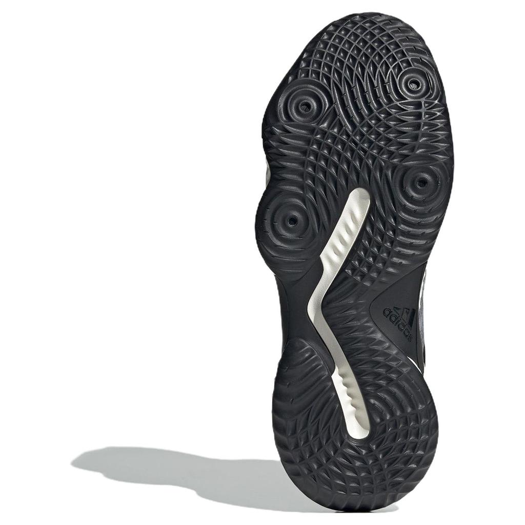 Adidas Pro Ventilate Low Shock Absorption Durable Low-Top Basketball Shoes Unisex Sneakers Black JH5838