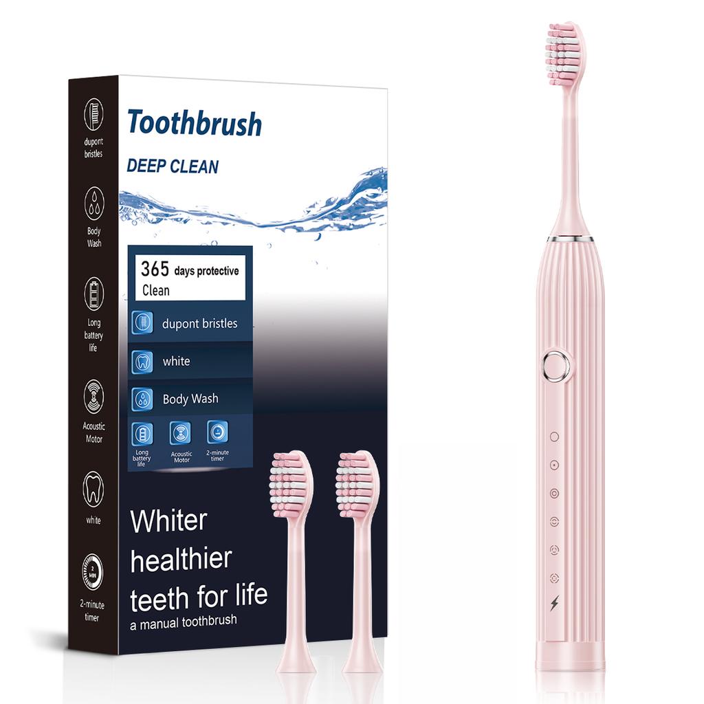 Smart Electric Toothbrush Adult Rechargeable Fully Automatic Soft Brush Family Combination Double Set Cleaning Toothbrush