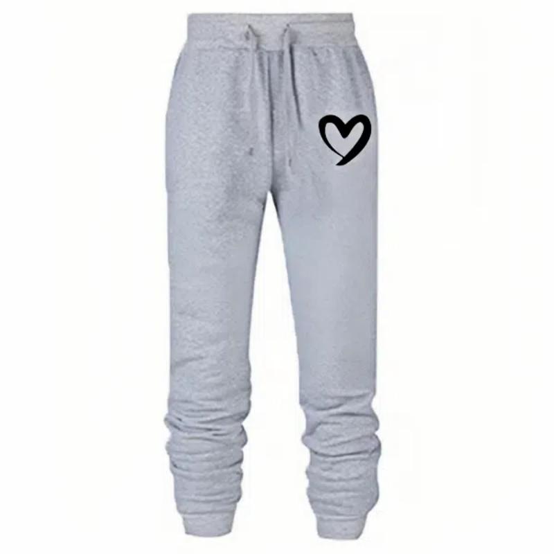 Трендовые спортивные спортивные штаны для взрослых, свободные хлопковые длинные брюки высокого качества, брюки для бега, женские повседневные брюки для бега для фитнеса