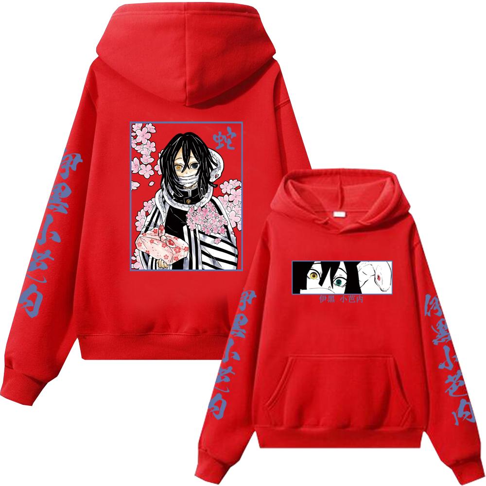 Убийца демонов Игуро Обанай и Канродзи Мицури Аниме Толстовки с капюшоном Толстовка Пуловеры Мужчина Женщина Пара Уличная одежда мультяшные толстовки