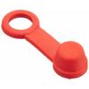 92984 Bleeder Rubber Cap 4 Pieces Red Inner Diameter 5mm with 7mm Ring