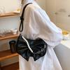 Bowknot Pearl Chain Underarm Bag Women's New Fashion Spicy Girl Style Small High Quality Single Shoulder Crossbody Bag