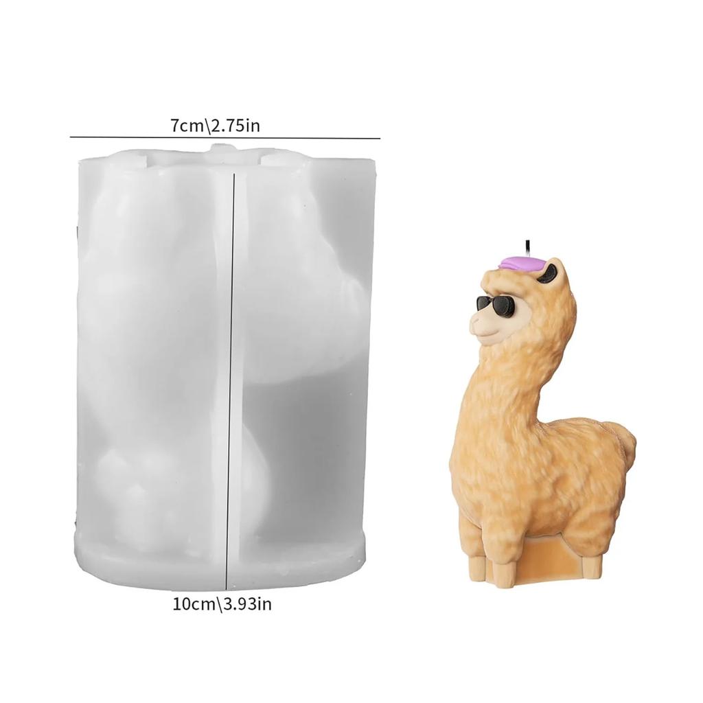 2026New Good Alpaca Silicone Candle Mold DIY Cute Sheep Aromatherapy Plaster Crafts Epoxy Soap Making Supplies Home Decor Gifts