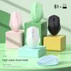 Эргономичная беспроводная мышь с тихим кликом, Bluetooth 5.2 и 2,4 ГГц USB, 1600 DPI, Перезаряжаемая, Совместима с MacBook, Планшетом, ПК