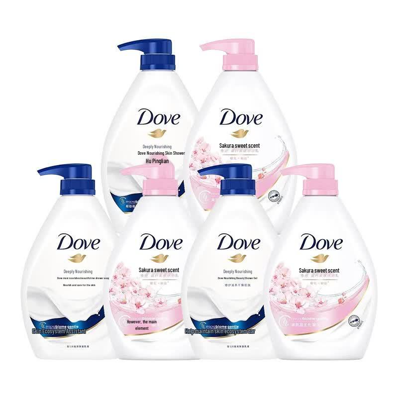 Dove Cherry Blossom & Deep Nourishment Shower Gel Pack