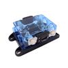 ANM Medium Car Fuse Holder 100A Plug-in Fuse Block with Spare Fuse Universal Power Distribution Box for Auto Yacht RV Camping