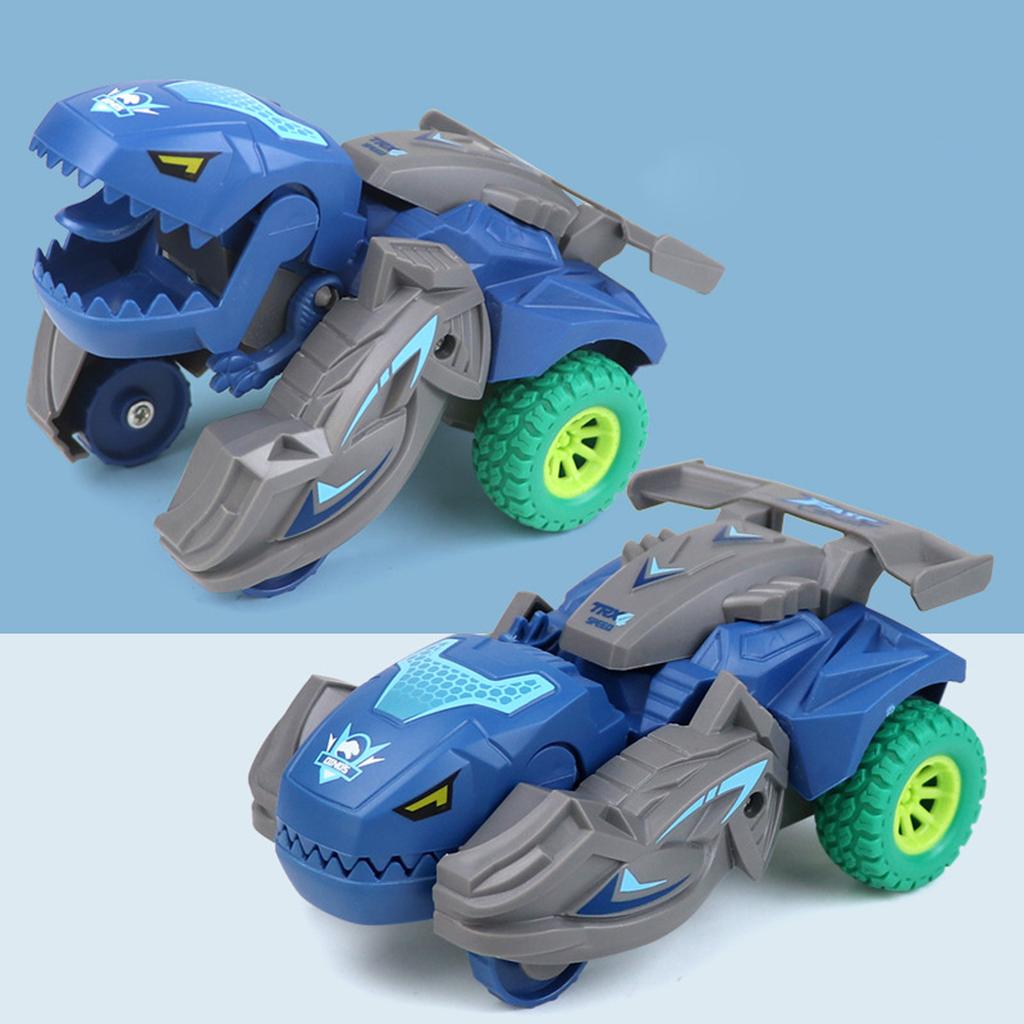 (H0826)Детские машинки-динозавры, объединенные в одну, игрушечная машинка-динозавр-трансформер для рождественского подарка