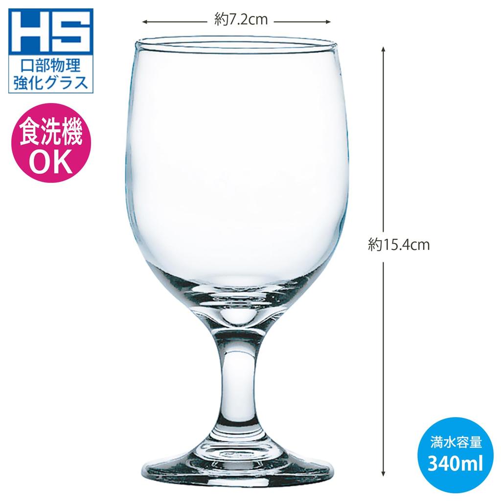 Бокал Toyo Sasaki Glass HS Stem Goblet 340 мл Набор из 48 шт. Сделано в Японии Можно мыть в посудомоечной машине Небьющийся Бокал для пива Бокал для пилснера Бокал для кофе Стеклянный бокал