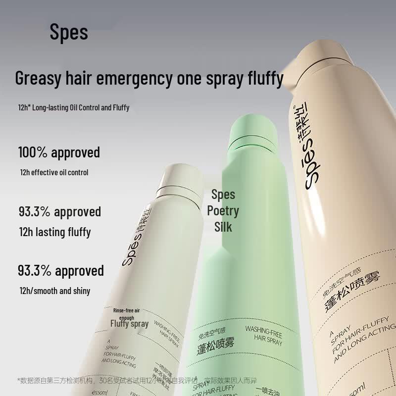 Spes No-Rinse Volumizing Dry Shampoo Spray