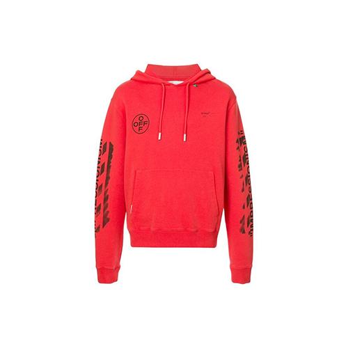 OFF WHITE Толстовка с принтом Diag OMBB034R190030152010