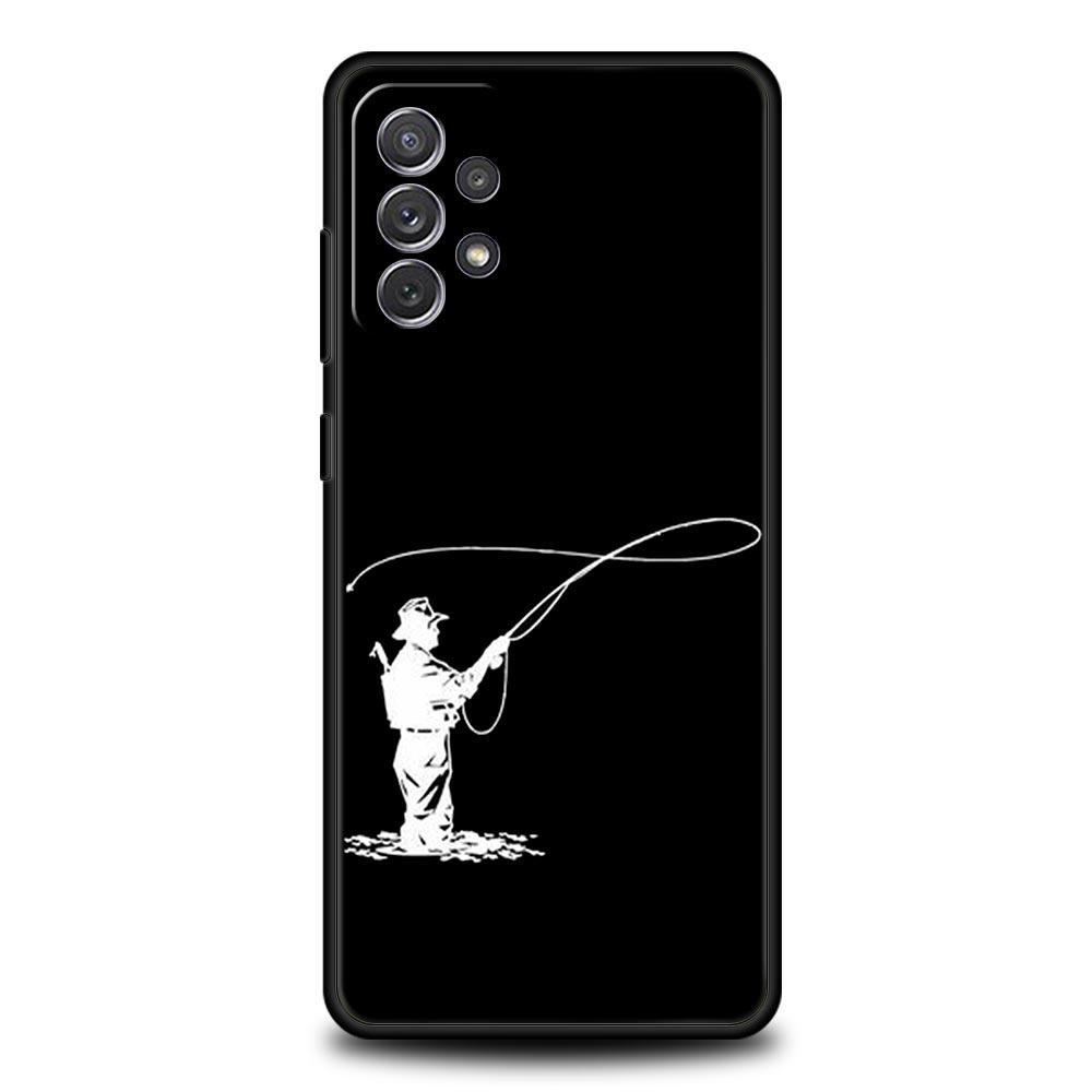 Чехол для телефона "Сердцебиение рыбака" для Samsung A51 A71 A21S A17 A11 A15 A25 A31 A41 A23 A33 A53 A73 A07 A03S A05S A13 A35 A55 5G