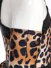 Cave Girl Costume for Kids: Asymmetric Sleeve Print Sequins Puffy Dress with Snap Crotch Briefs & Detachable Oversleeve for Role Play