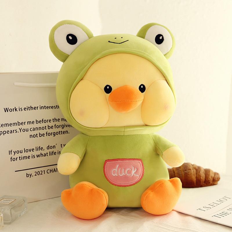 Pig Frog Dududuck Plush Toy Cartoon Stuffed Doll Bedroom Decoration Gift Kids