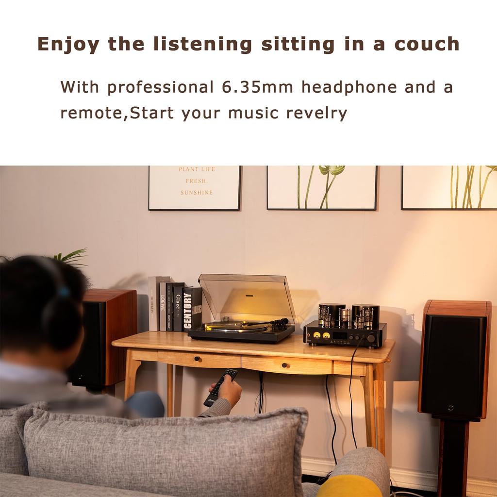 Juson Audio JTA100 200 Вт ламповый усилитель со встроенным BT AUX RCA PHONO входом и выходом на наушники CH AB класс HIFI проигрыватель виниловых пластинок для дома 5.0 2.1