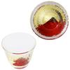 Kasyou Studio Kasyou Studio Kasho Makie Glass Red Fuji Crystal Glass Sake Cup In Kanazawa Gold Leaf Golden Sake Utensil (Kaga Makie/Boxed/Made