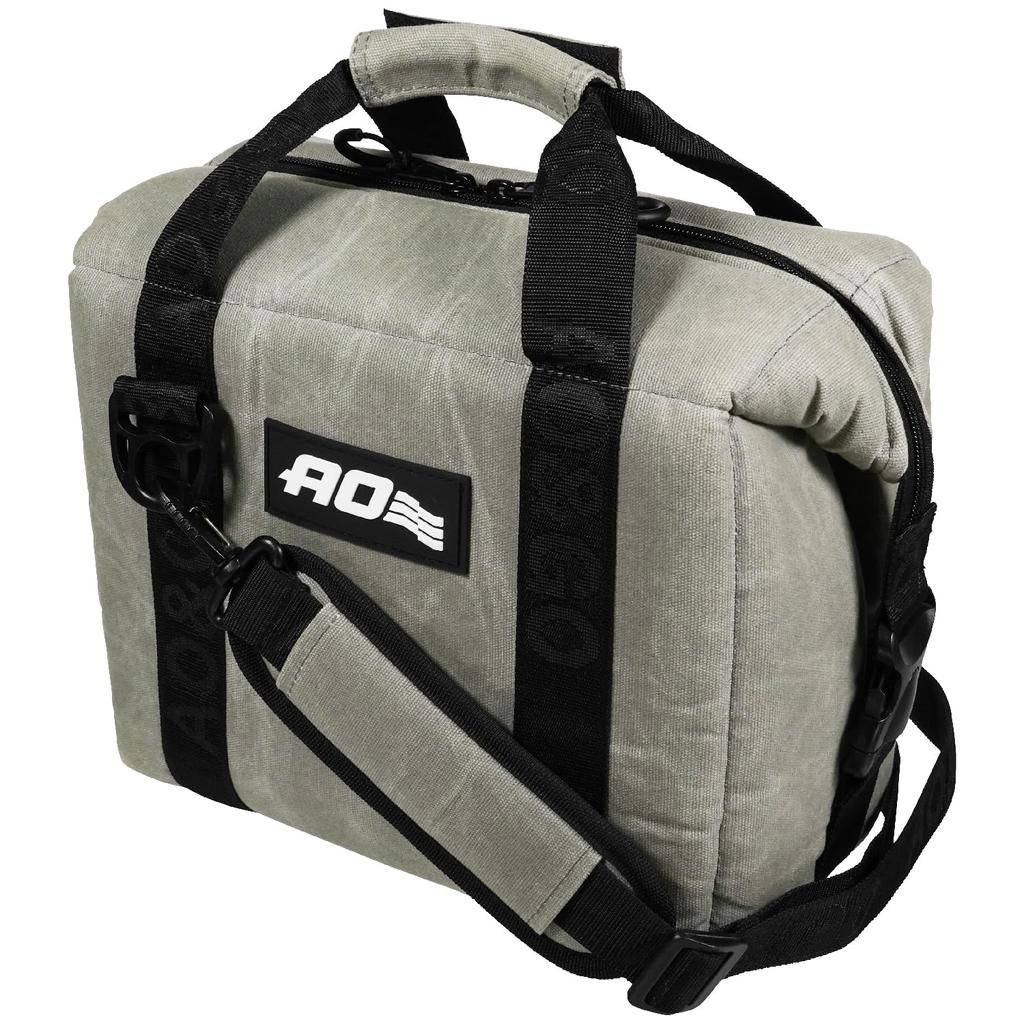 5 лет AO Coolers 9 Pack Вощеный холст мягкий охладитель светло-серый легкий водоотталкивающий холодоизоляционный охладитель сумка-холодильник сумка-холодильник маленькая