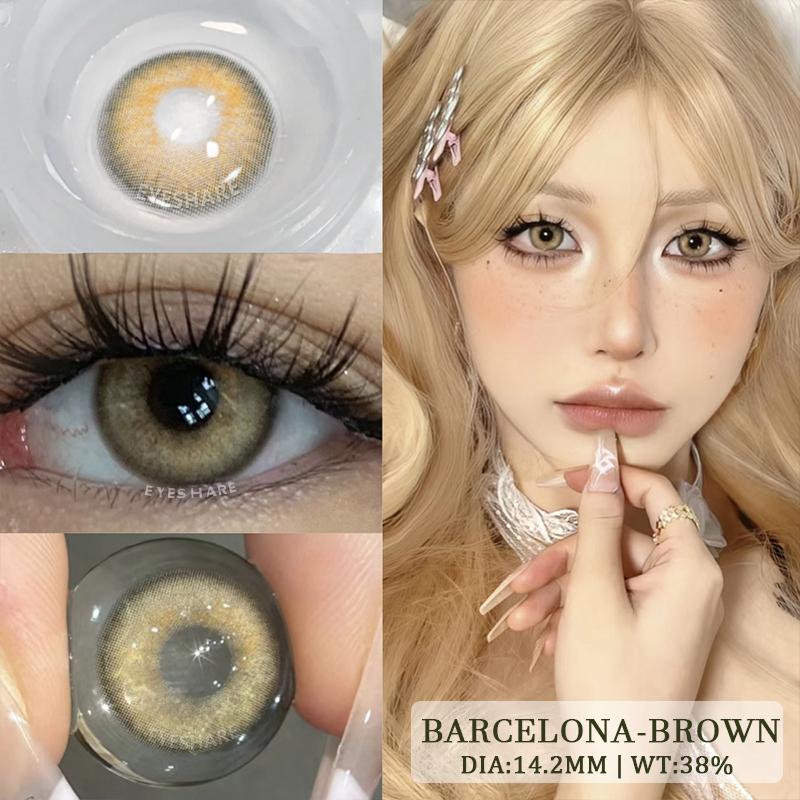 AMARA LENSES 2pcs Color Contact Lenses For Eyes Colored Lenses Eye Cosmetics Natural Contact Lense Yearly Cosplay Beautiful Puppiletes