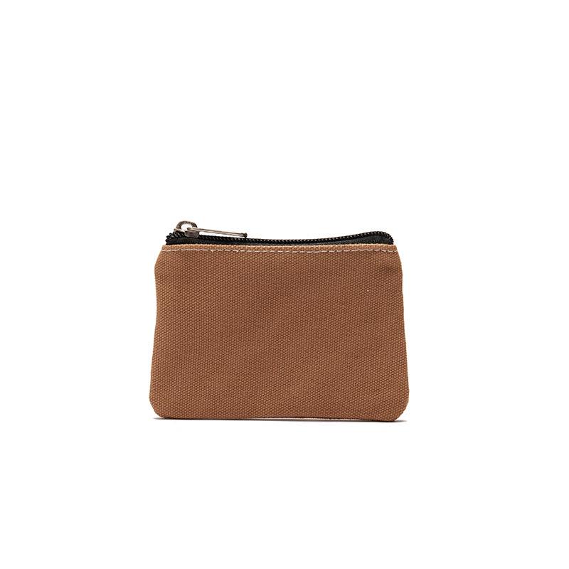 Унисекс холщовый кошелек для монет и визитница 2025