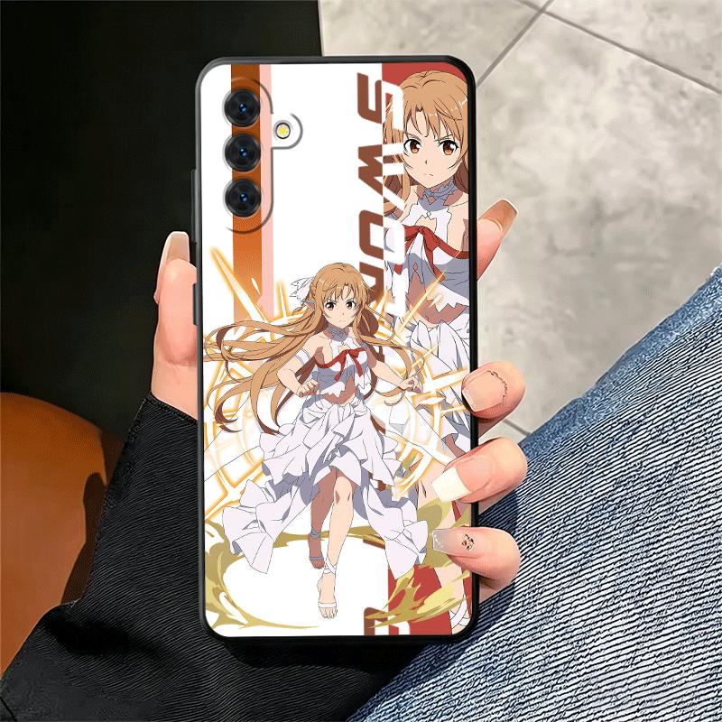 Anime S-Sword O-Online SAO Soft Phone Case for Samsung A17 A37 A57 A16 A26 A36 A56 A15 A25 A35 A55 A14 A24 A34 A54 A13 A23 A33 A